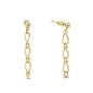 The Chain Addiction gold plated chain earrings-