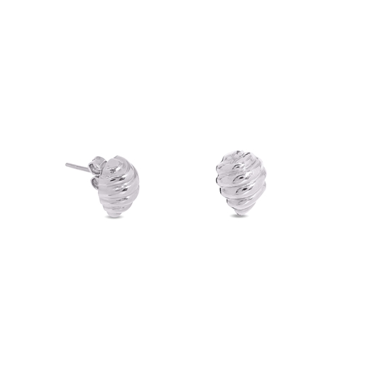 Fashionable.Me Silver Earrings with Beehive Motif-