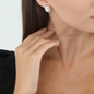 Archaics silver earrings carved drop-