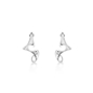 Beauty Flow medium silver earrings-