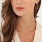 Hoops! Large Hoop Gold Plated Earrings-