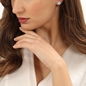 Blissful Heart4Heart gold plated studs with turquoise enamel-
