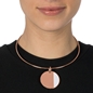 Style Candies Rose Gold Plated White Enamel Collar-