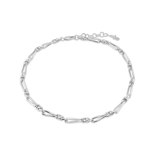 The Chain Addiction short silvery chain necklace -