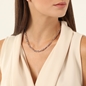 The Chain Addiction short silvery chain necklace -