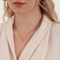 Fashionable.Me Gold Plated Chain Necklace with Eye Motif-