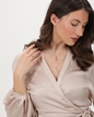 Kallos ladies silver double chain necklace-