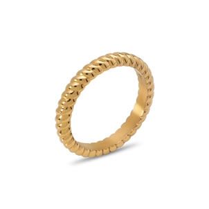 The Simple Reflection gold plated thin ring-