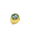 Kallos ladies gold plated bulky ring