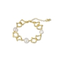 The Chain Addiction gold plated bracelet with pearls-