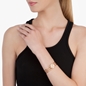 Heart4Heart Rose Gold Plated Σετ Σταθερό Βραχιόλι-