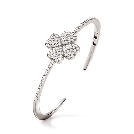 Heart4Heart Silver 925 Cuff Bracelet-