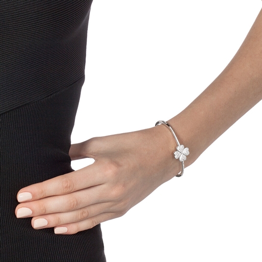 Heart4Heart Silver 925 Cuff Bracelet-