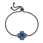 Heart4Heart Black Plated Adjustable Bracelet-