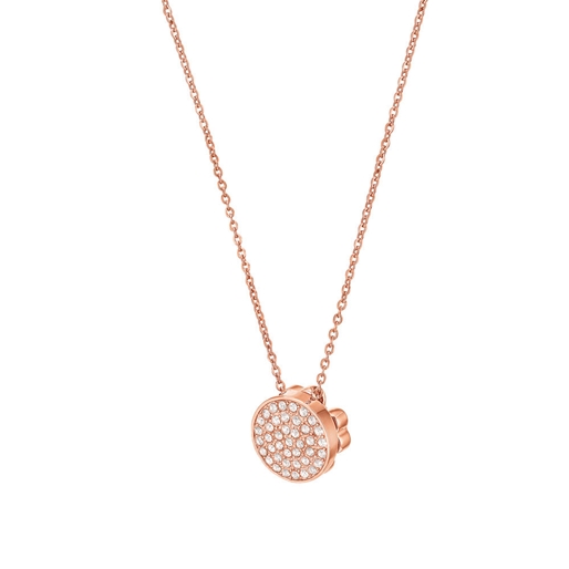 Heart4Heart Rose Gold Plated Short Neckalce-