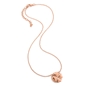 Heart4Heart Rose Gold Plated Short Neckalce-