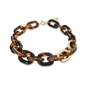 Impress Me chunky chain amber necklace-