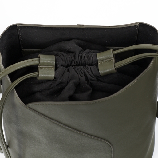 City Vibes khaki bucket bag-