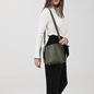 City Vibes khaki bucket bag-