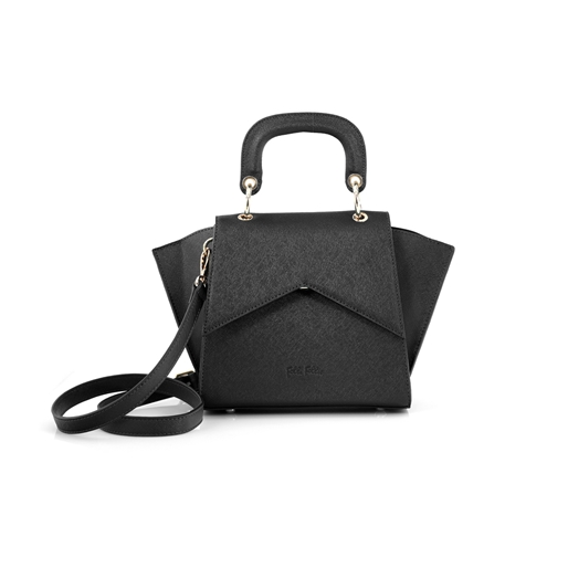 City Vibes black crossbody with short handle-