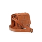 Weave It brown braided crossbody bag-