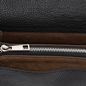 Metropolitan Fab μεσαία μαύρη δερμάτινη crossbody τσάντα-