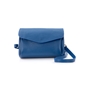 Metropolitan Fab μεσαία μπλε δερμάτινη crossbody τσάντα-
