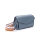 Metropolitan Fab μικρή γαλάζια δερμάτινη crossbody τσάντα-