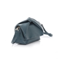 Origami Hint μικρή σκούρο μπλε crossbody τσάντα με καπάκι-