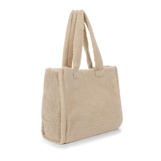 Fluffy.Me μεγάλη τσάντα shopper ιβουάρ-