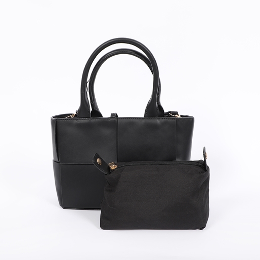 Square It μαύρη tote τσάντα-