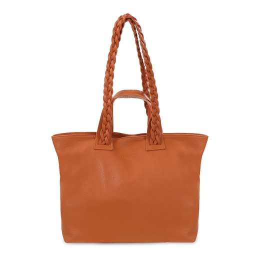 Metropolitan Fab Μεγάλη Δερμάτινη Tote Τσάντα-