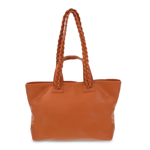 Metropolitan Fab Μεγάλη Δερμάτινη Tote Τσάντα-