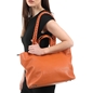 Metropolitan Fab Μεγάλη Δερμάτινη Tote Τσάντα-