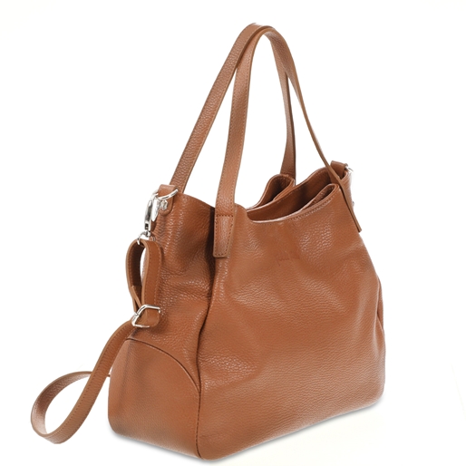 Metropolitan Fab Μεγάλη Δερμάτινη Tote Τσάντα-