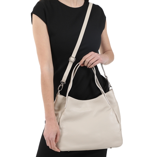 Metropolitan Fab Μεγάλη Δερμάτινη Tote Τσάντα-