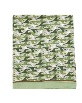 Scarf viscose with giraffes-