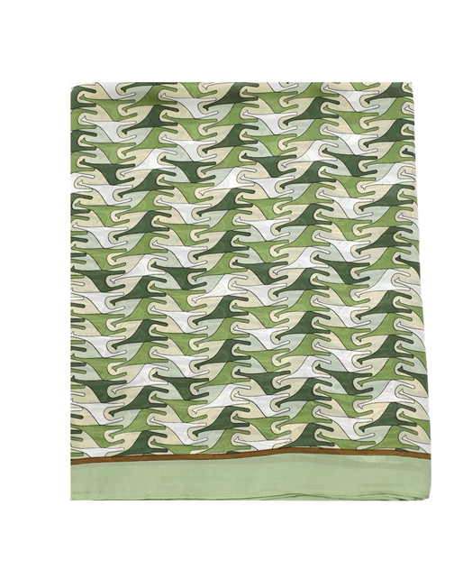 Scarf viscose with giraffes-
