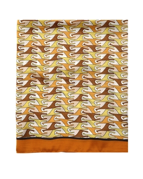 Scarf viscose with giraffes-