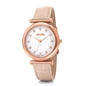 Sparkle Chic Big Case Leather Watch-