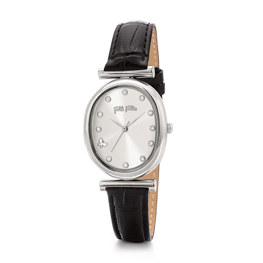 Wonderfly Oval Case Leather Watch-
