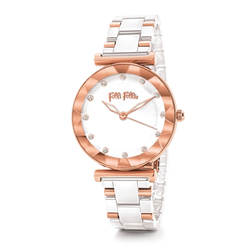 Star Flower Small Case Ceramic Bracelet Watch-