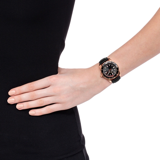 Lifetime Ora Big Case Strap Watch -