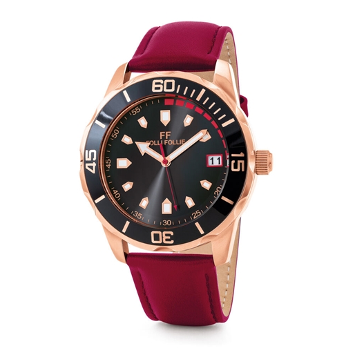 Lifetime Ora Extra Big Case Strap Watch -