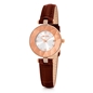 Chic and Sleek Small Case Leather Watch-