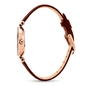 Chic and Sleek Small Case Leather Watch-