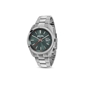 All Time bracelet watch with large case and green dial-
