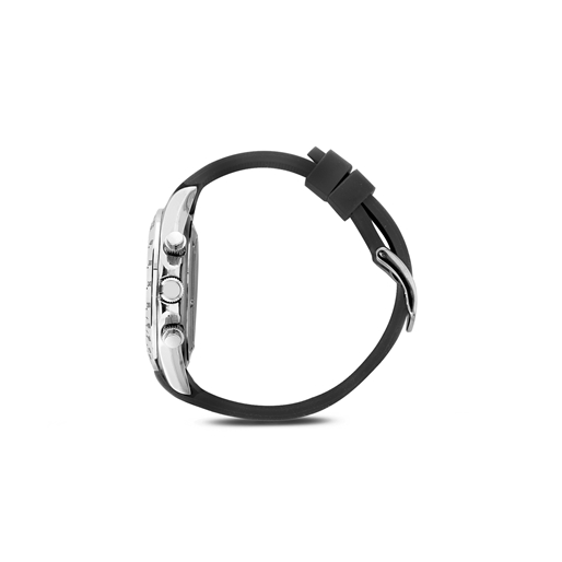Color Me Free black silicone strap watch -