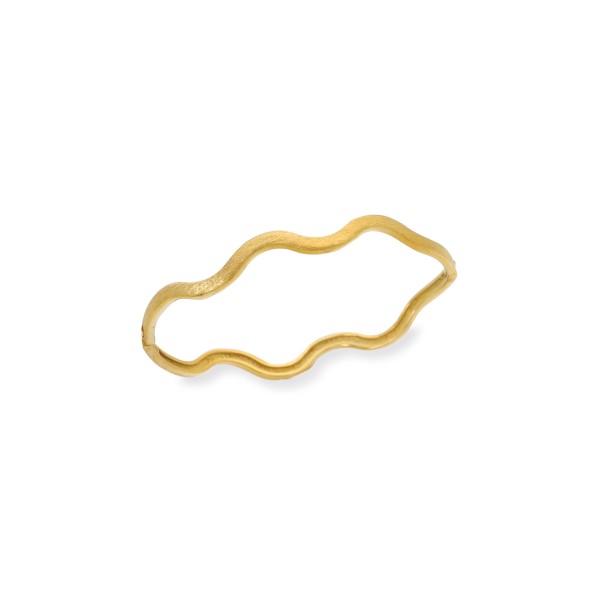 Wavy Flair επίχρυσο σταθερό βραχιόλι