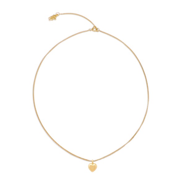 Fashionable.Me επιχρυσωμένο κολιέ αλυσίδα με μοτίφ καρδιά